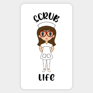 SCRUB Life Nurse Sticker